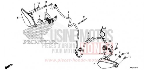 FRONT WINKER (NSS125DF/ADF/ADH) NSS125ADH de 2018